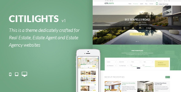 citilights real estate theme