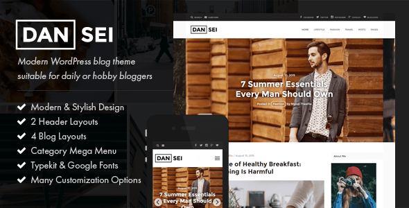 Dansei WordPress Theme