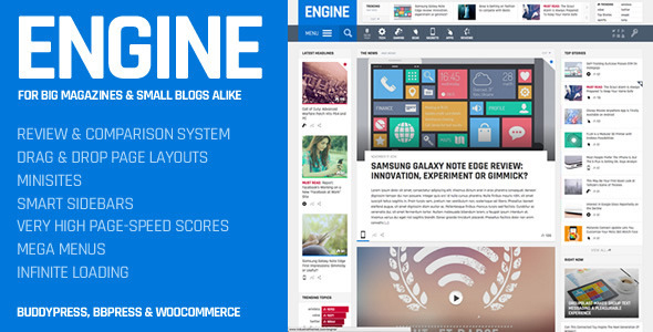 Engine WordPress theme review